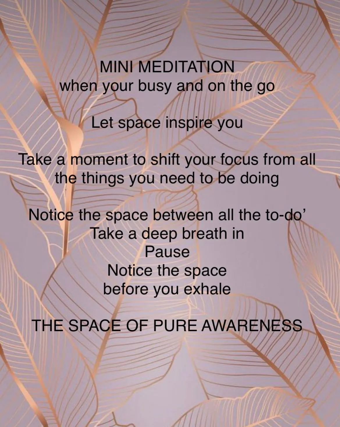 miniMeditation